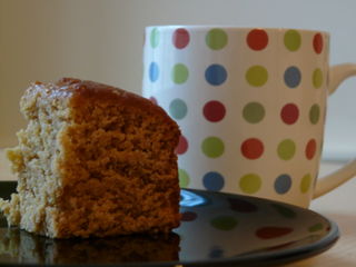 Moggy cake and tea